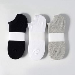 Men's Socks 12Pairs Low Cut Men Solid Colour Black White Grey Breathable Cotton Sports Male Short