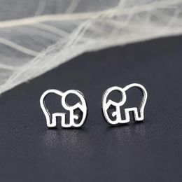 Stud Earrings Pure Silver 925 Set For Women Cute Elephant Earing Brincos Femme Trendy Jewellery Accesories Party Gifts Bijoux