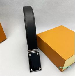 Belts Men Women Fashion Leather Designer Classic Orange Buckle Blue Colorful