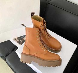 Nova sola alta martin pulseira de couro feminino curto britânico versátil botas de motocicleta