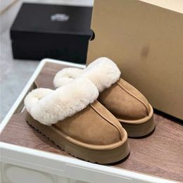 2022 Pantofole da donna Tazz Pantofole in pelliccia Classic Ultra Mini Platform Boot Tasman Slip-on Les Petites Pelle scamosciata Misto lana Comfort Stivaletti firmati invernali 35-43 uggitys