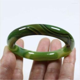 Bangle 56mm Certified Natural Grade Chalcedony Multi-color Jadeite Bracelet