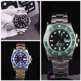 Diver n Factory Green Black Blue Water Ghost Watch Business Fully Automatic Mechanical Ceramic Ring