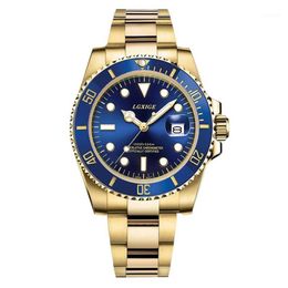 Submarine role Gold watch men sports watches 40MM quartz watch waterproof 50M sport watches1339O