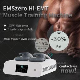 2023 EMSZERO Articoli di bellezza Stimolatore muscolare DLSEMSLIM NEO 13Tesla Scultura elettromagnetica ad alta resistenza con 2 manici