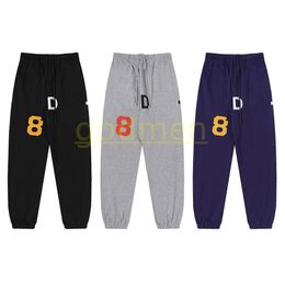 Luxury Mens Casual Pants Desinger Drawstring Solid Colour Sweatpants High Street Autumn Winter Fat pants Size S-XL