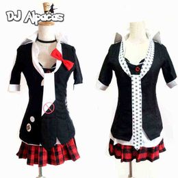 Danganronpa Cosplay Anime Junko Enoshima Emboitement Inushio Kimuchi Dangan Ronpa Trigger Happy Havoc Cosplay Costume J220720