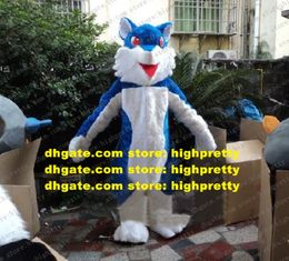 Long Fur Mascot Costume Jackal Dhole Fox Wolf Coyote Adult Cartoon Character Cultural Holiday Popular Campaign zz5230