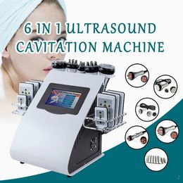 RF Equipment 6 IN 1 Ultrasound Cavitation Machine 40K Ultrasonic Cavitation Lipolaser Vaccum Slimming Body Loss Weight Cavi Lipo Contouring222