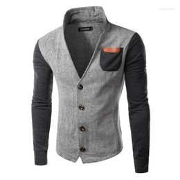 Men's Jackets Fashion Men's Slim Fit Stylish Casual Button Suit Business Blazers Coat 2 Colours