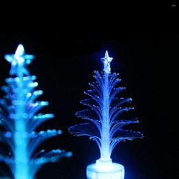 Christmas Decorations Mini Tree Lamp Colour Changing LED Flash Light Battery Powered Colourful For Holiday