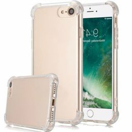 Clear Shockproof Phone Case For iPhone 13 12 11 14 Pro Max XS X XR 8 7 6 6S Plus Silicone Case Back Cover