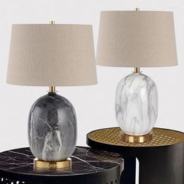 Table Lamps Ceramic Lamp Creative Simple Nordic Modern Living Room Art Bedside Bedroom Model Desk Decoration LED Light E27