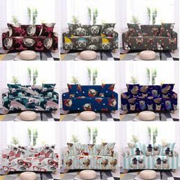 Chair Covers All-inclusive Sofa Cover For Living Room Print Dog Stretchable Elastic Home Decor 1/2/3/4-seater Slipcover
