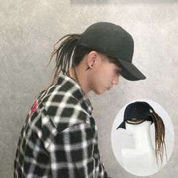 Hair Lace Wigs Dirty Hat One Female Fashion Summer Hip Hop Braid Wig Men's Headwear Finished Products Directly Wear tail