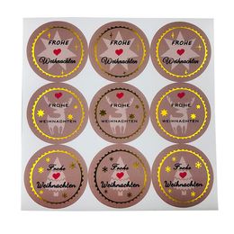 Customized Colorful Gold Foil Thank You Labels Round Logo Sheet Packaging Decoration for Bag Box Self Seal Stickers