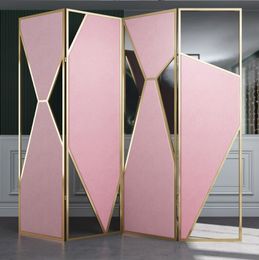 Screens small family living room Dividers partition decoration Nordic simple folding movable screen bedroom shutter