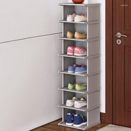 Clothing Storage Simple Dustproof Shoe Rack Corner Vertical Space-saving Hallway Entryway Organizer Closet Furniture Modular Cabinet
