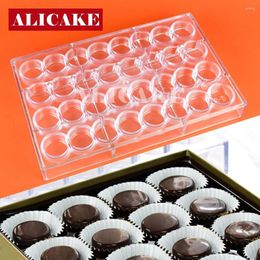 Baking Tools Cylinder Polycarbonate Chocolate Mould Candy Bonbon For Chocolates Moulds Professional Form Tray Pastry