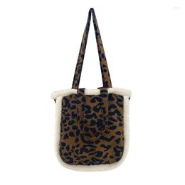 Evening Bags Winter Lady Totes Shoulder Bag Printing Big Capacity Teenagers Textbook Women Imitation Cashmere Eco Reusable Shopper