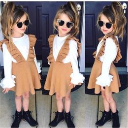 Girl Dresses Lovely Baby Girls Dress 2022 Est Born Knitting Wool Strap Swing For Vestidos