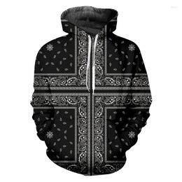 Men's Hoodies Paisley Graphic Cashew Floral 3D Printed Men Unisex Casual Pullover Hoodie Streetwear Hombre Drop Customer