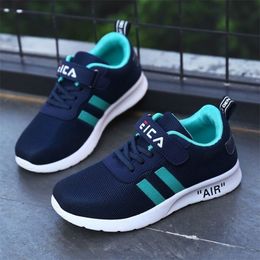 Sneakers Kids Fashion for Boys meninas Mesh Tennis Shoes Sports Breathable Running Lightweight Children Walking Casual 221107