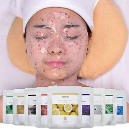 100g Natural Soft Jelly Face Mask Powder Series Rose Whitening Aloe Vera DIY Rubber SPA Jelly Facial Skin Care Mask