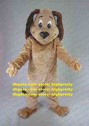 Tan Dog Mascot Costume Basset Dogs Beagle Hound Cocker Spaniel Adult Cartoon Character Welcome Dinner Children Programme zz7618