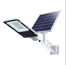 Outdoor household high-power inductive solar street lamp waterproof 200W new rural remote control LED garden lamp