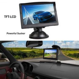 4.3 Inch Car Monitor TFT LCD HD Digital 800x480 Screen 2 Way Video Input Colourful For Reverse Rear View Camera DVD VCD R6K4