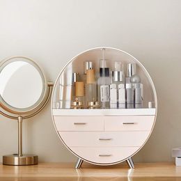 Storage Boxes Fashion Drawer Makeup Box Bathroom Brush Lipstick Holder Desktop Acrylic Jewellery Cosmetic Skin Care Organiser Rack