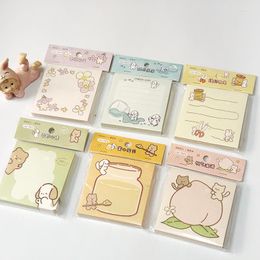 Sheets Bear Puppy Memo Pad Stationery Notepad DIY Scrapbook Check List Message Note Paper School Office Supplies