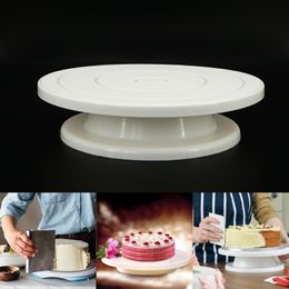 Rotating Cake Turntable Bakeware Smoothly Revolving Cake Decorating Stand Anti-skid Round Cakes Making Supplies