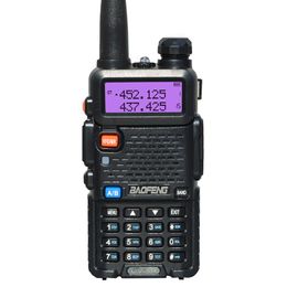 Walkie Talkie BaoFeng walkie talkie UV-5R two way cb radio upgrade version baofeng uv5r 128CH 5W VHF UHF 136-174Mhz 400-520Mhz 221108