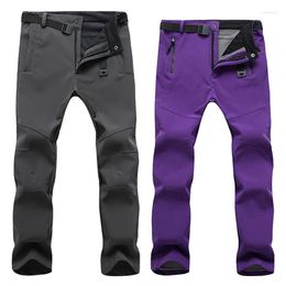 Outdoor Pants 2022 Winter Fleece Hiking Men&Women Outdoodr Warm Softshell Waterproof Thermal Camping Skiing Climbing Pant