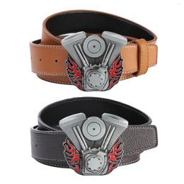 Belts Fashion Western Cowboy Belt With Buckle Work Business Dress Trousers Casual Waistband Waist Strap For Men