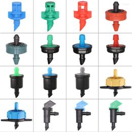 Watering Equipments Variety Style Garden Drip Irrigation Dripper Fixed Flow Pressure Compensating Emitter 1/4'' Sprinkler Refraction