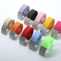 Belts Spot 18 Color Candy Trend Fashion Men And Women Belt Canvas Men's Wholesale