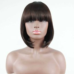 Women's Hair Wigs Lace Synthetic Female Bobo Short Straight Hair Chemical Fibre Wig