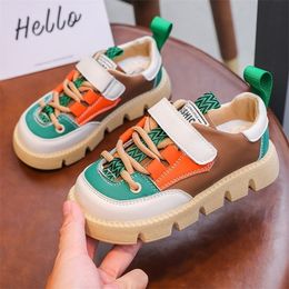 Sneakers Children Shoes Flat Bottom Kids Sports Autumn Boy Girl Running Outdoor Leisure Shoe 26-36 221107