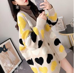 Women's Sweaters for Warm Long Sweater Top Homme Casual Outwear Knitted Sweater Solid Swetry Cardigan Korean Fashion Streetwear