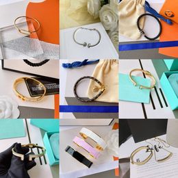 Exquisite Fashion Bracelet Charm Young Style Bangle Classic Luxury Design Jewellery Exquisite Women Gift Family Birthday Couple Valentine's Day 18k Gold Plated