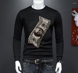 Men's Hoodies Drill Man Black And White Streetwear Autumn Sweatshirt 2022 Design