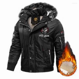 Men's Jackets Mcikkny Men Winter Warm And Coats Fleece Lined Casual Outwear Tops For Male Clothing Windbreak Size M-4XL