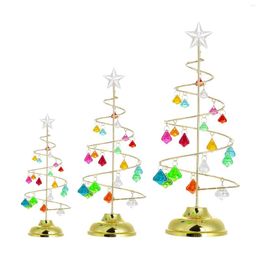 Christmas Decorations Lighted Tree Metal Stand Glittering Star Topper For Xmas