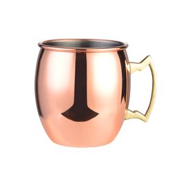 18oz Stainless Steel Wine Glasses Rose Gold Beer Cups Drinkware Cocktail Mugs