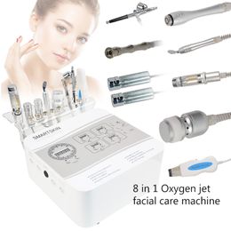 Microdermabrasion Oxygen Jet Peel RF Dermabrasion Machine For Skin Care Face Cleaning Anti Aging Facial Lifting Beauty Equipment