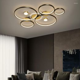 Ceiling Lights Modern LED Chandelier Indoor Lighting Fixture With Remote Control Living Dining Room Bedroom Home Lamps Dimming Luminarie