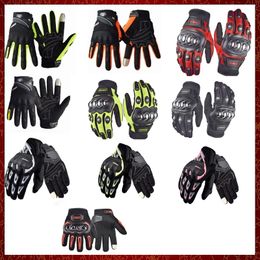 ST9 Breathable Full Finger Racing Motorcycle Gloves Quality Stylishly Decorated Antiskid Wearable Gloves Large Size XXL Black